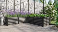 Vitavia Hochbeet "Meta In&Out 401 M" BxTxH: 185x185x40 cm, granit/schwarz