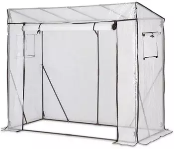 Sekey Tomatengewächshaus XL 200 x 77 x 146/170 cm weiß