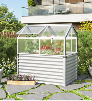 Vitavia Barrison 89 x 127 x 135 cm (4 mm HKP, Alu eloxiert)