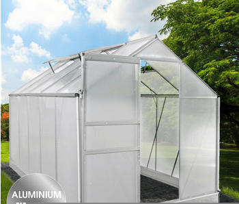 Brast Aluminium-Gew&auml;chshaus 310 x 190 x 195 cm silber