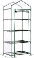 FOLIENGEW&Auml;CHSHAUS, Transparent, PVC, Stahl