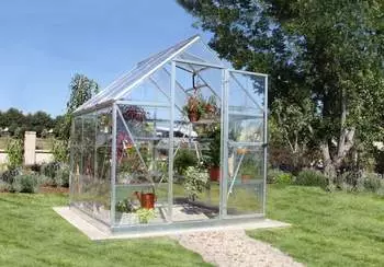 Palram Harmony 6x6 185 x 185 x 208 cm silber/klar