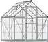 Palram Harmony 6x6 185 x 185 x 208 cm silber/klar