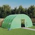 vidaXL Gewächshaus mit Stahlrahmen 24 m² 6x4x2,85 m Grün
