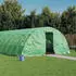 vidaXL Gewächshaus mit Stahlrahmen 30 m² 6x5x2,3 m