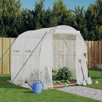 Vidaxl Greenhouse With Steel Frame White 4 M2 2x2x2 M