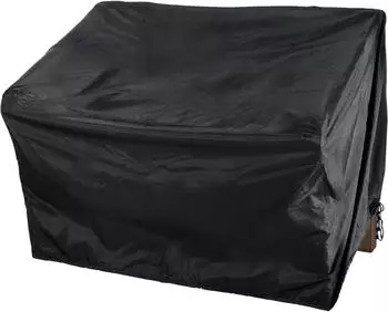 CLP Abdeckhaube f&uuml;r 120 cm Gartenbank schwarz (324317)