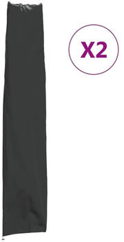 vidaXL Sonnenschirm-Schutzh&uuml;llen 2 Stk. 170x28/32 cm 420D Oxford