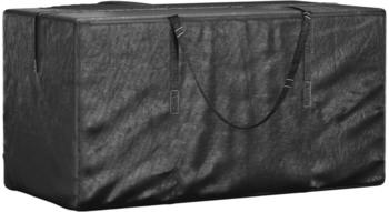 vidaXL Weihnachtsbaumtasche Schwarz 150x75x75cm Polyethylen