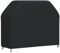 vidaXL Grillabdeckung 147x61x112 cm Schwarz 420D Oxford