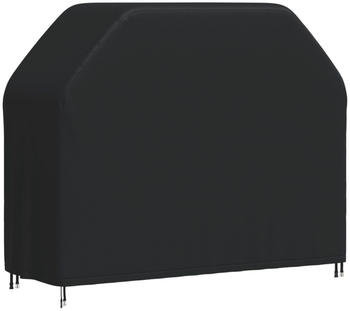 vidaXL Grillabdeckung 147x61x112 cm Schwarz 420D Oxford