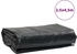 vidaXL Abdeckplane, Plane mit Metallösen, Abdeckung UV-Beständig Schimmelbeständig, Schutzhülle Zeltplane Reißfest Wasserfest, Schwarz 2,5x4,5 m 650 g/m²
