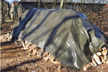 Zill Gewebeplane grün 2 x 3 m 6 m² mit Metall-Ösen 280g/m² (410203)