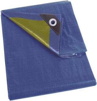Perel Abdeckplane blau/khaki 8 x 10 m (110-0810)