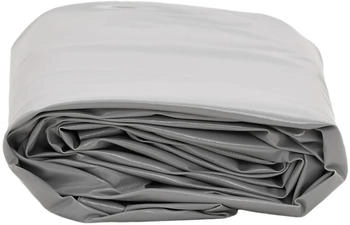 vidaXL Abdeckplane grau Ø 2,8 m 650 g/m² (156207)