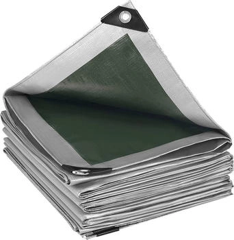 Woltu PE Schutzplane mit Ösen 180 g/m² 3 x 4 m grau (GZ1210grg02)