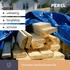 Perel Perel Abdeckplane - Blau/Khaki - Strapazierfähig - 2 x 3 m