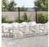 vidaXL Transparente Plane mit Ösen 3x8 m Polyethylen