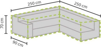 Perel Perel Garten-Schutzhülle für L-förmige Lounge-Gruppen 70 cm x 215 cm x 215 cm