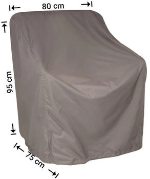 Raffles Covers Abdeckhaube für Gartensessel 80 x 75 H: 95/65 cm (RTGC80)