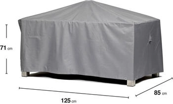 GWM Premium Schutzh&uuml;lle f&uuml;r Gartentisch Rechteckig 125 x 85 x 71 cm