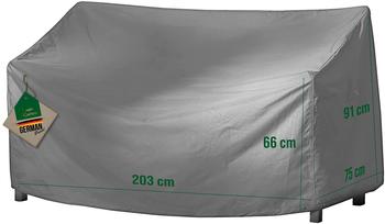 GWM Premium Gartenbank Abdeckung 203 x 75 x 66-91 cm