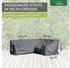 GWM Premium Dining-Lounge-Ecke L-Form 305 x 305 x 65-100 cm