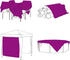 vidaXL Transparente Plane mit Ösen 6x6 m Polyethylen (4018529)