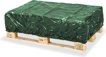RainExo Palettenrahmen Abdeckhaube Gr&uuml;n 125 x 85 x 30 cm (RX120-PAL-G)