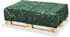 RainExo Palettenrahmen Abdeckhaube Grün 125 x 85 x 30 cm (RX120-PAL-G)