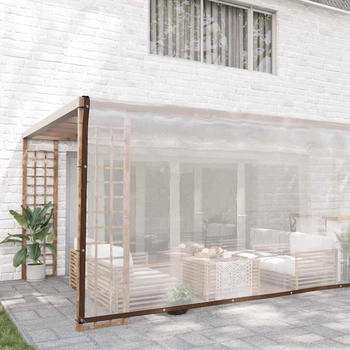 Gartenmöbel-Abdeckplane Wasserdicht – 350x260x90 Cm, Aus 420D Oxford, Mit Schnallen & Kordelzug, Schwarz