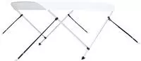 vidaXL 2-Bow Bimini Top Wei&szlig; 180x150x110 cm