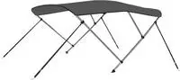 vidaXL 3-Bow Bimini Top Anthrazit 183x196x137 cm