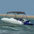vidaXL 3 Bow Bimini Top Anthrazit 183 x 196 x 137 cm (93136)