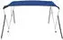 vidaXL 3 Bow Bimini Top Blau 183 x 196 x 137 cm (92366)