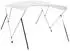 vidaXL 3 Bow Bimini Top Weiß 183 x 196 x 137 cm (92362)