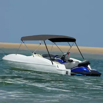 vidaXL 4 Bow Bimini Top Anthrazit 243 x 244 x 137 cm (93142)