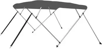 vidaXL 4 Bow Bimini Top Anthrazit 243 x 210 x 137 cm (93139)