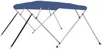 Bimini-vorhang Mit 4 B&ouml;gen Blau 243x180x137 Cm