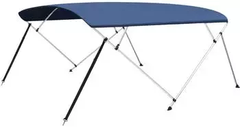 vidaXL 4 Bow Bimini Top Blau 243 x 244 x 137 cm (93141)