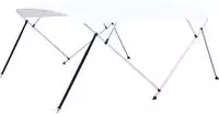 vidaXL 4-Bow Bimini Top Wei&szlig; 243x(230-244)x137 cm