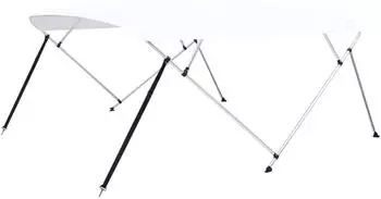 vidaXL 4 Bow Bimini Top Wei&szlig; 243 x 244 x 137 cm (93140)