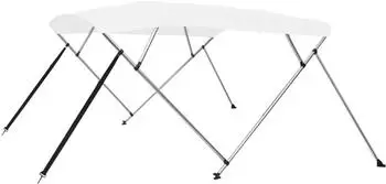 vidaXL 4 Bow Bimini Top Wei&szlig; 243 x 180 x 137 cm (92367)