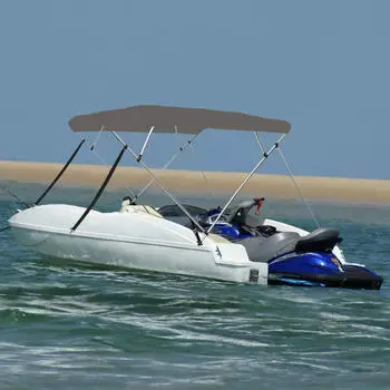 vidaXL 4 Bow Bimini Top Grau 243 x 210 x 137 cm (94808)