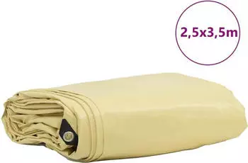 vidaXL Plane 650 g m&sup2; Beige 2,5 x 3,5 m (42017742)