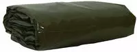 vidaXL Plane 650g / m&sup2; Olive Gr&uuml;n 5 x 5 m Canvas mit PVC-Beschichtung