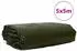 vidaXL Plane 650 g m² Olive Grün 5 x 5 m (42017774)