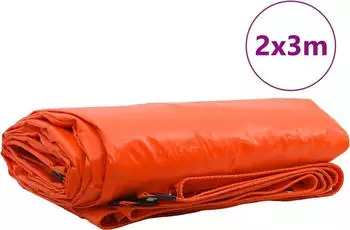 vidaXL Plane 650 g m&sup2; Orange 2 x 3 m (42017777)