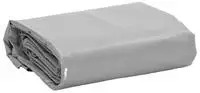 vidaXL Abdeckplane Grau 1x2,5 m 650 g/m&sup2;