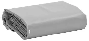 vidaXL Abdeckplane grau 1x2,5 m 650 g/m&sup2; (156123)